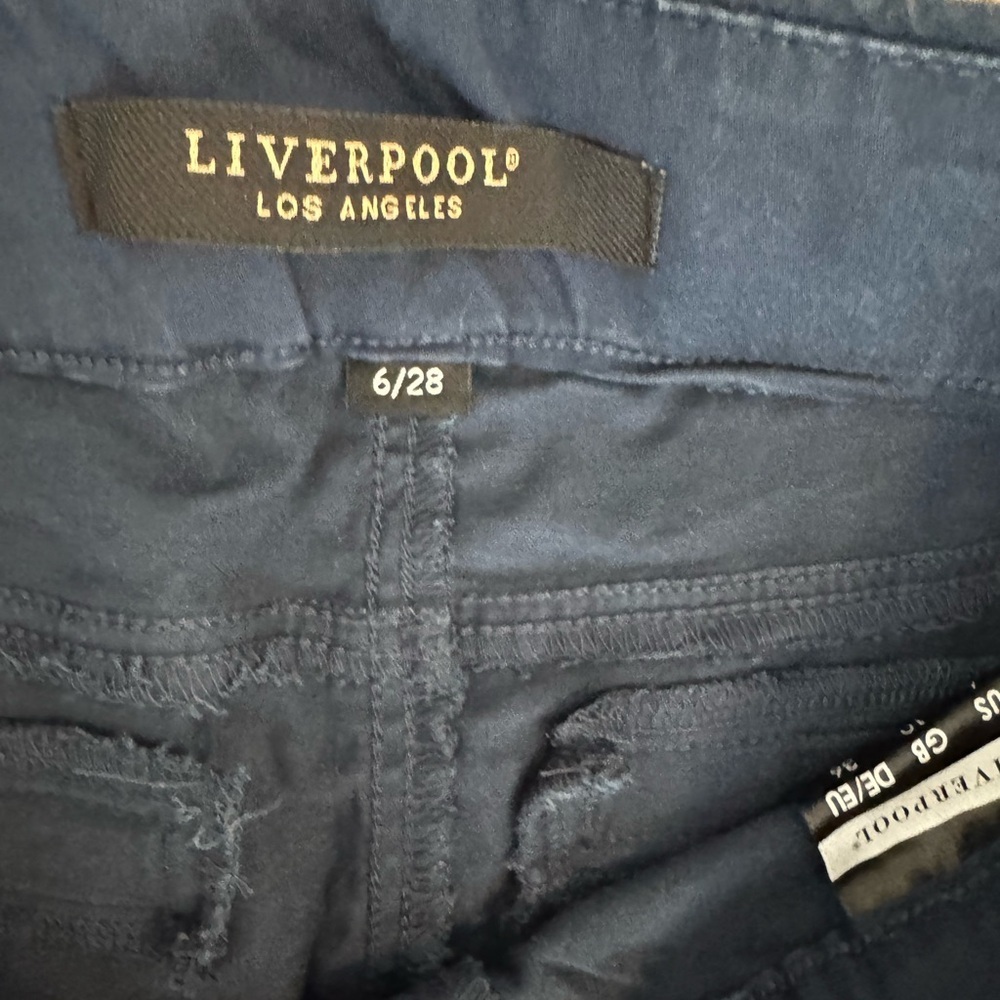 Liverpool Dark Blue Trousers - Picture 2 of 4